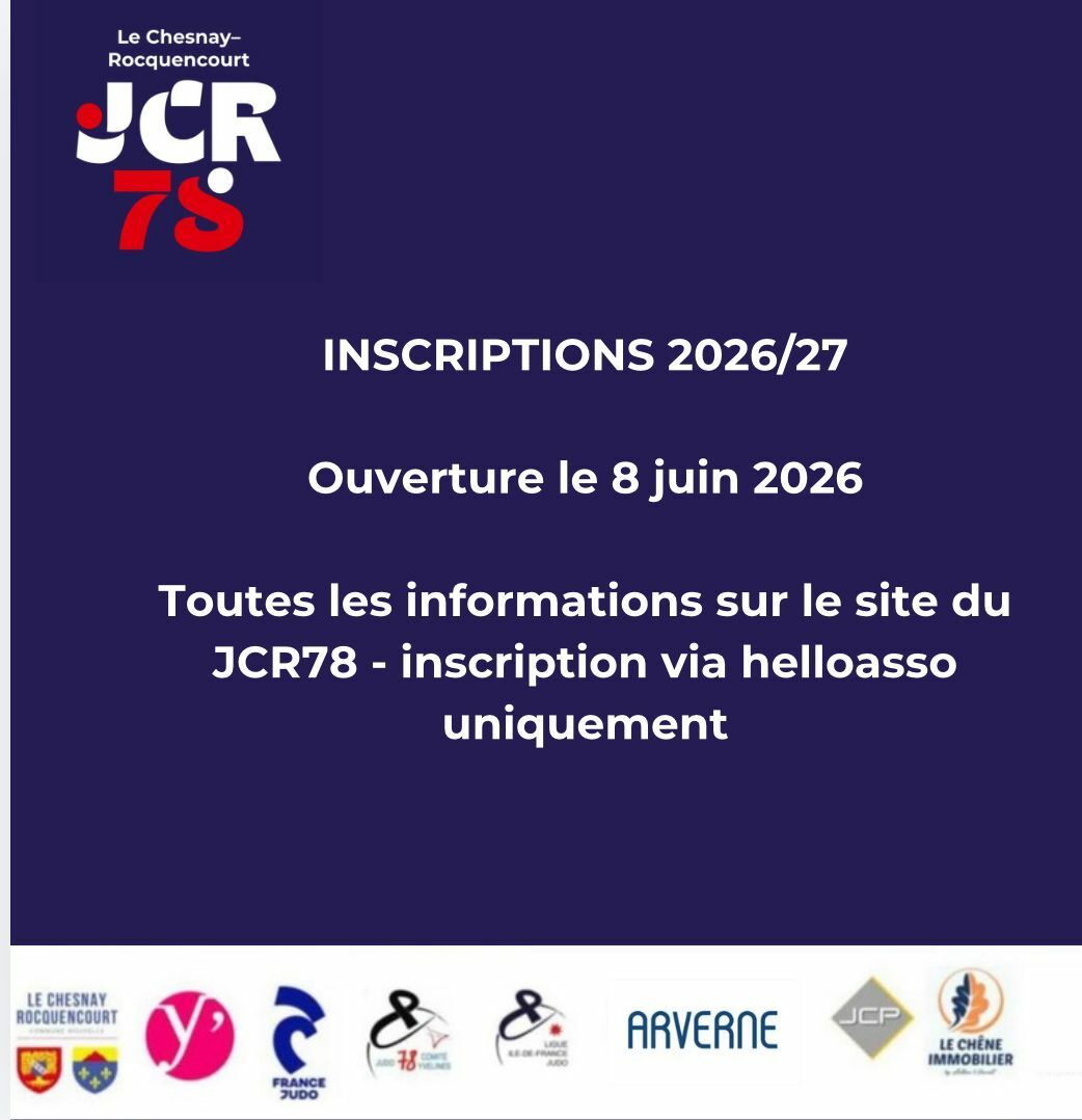 Inscriptions saison 2026/2027