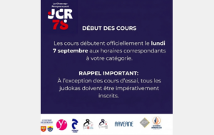 Debut des cours
